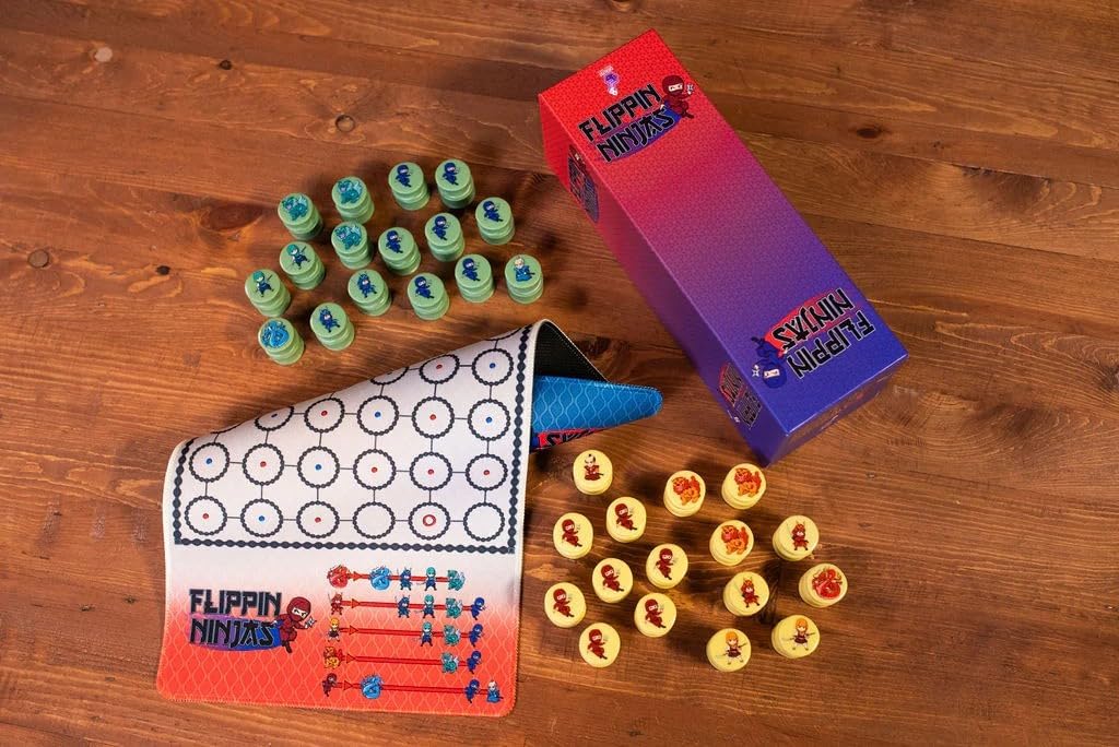Catalyst Game Labs Flippin Ninjas - Fast-Paced Game of Stealth, Strategy, and Memory