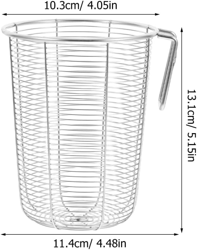 OUNONA Dishwasher Safe Chopstick Holder Utensil Drying Basket for Spoons Forks Cutlery Stainless Steel Kitchen Organizer 5.15 X 4.48 X 4.05 in Home Restaurant Use