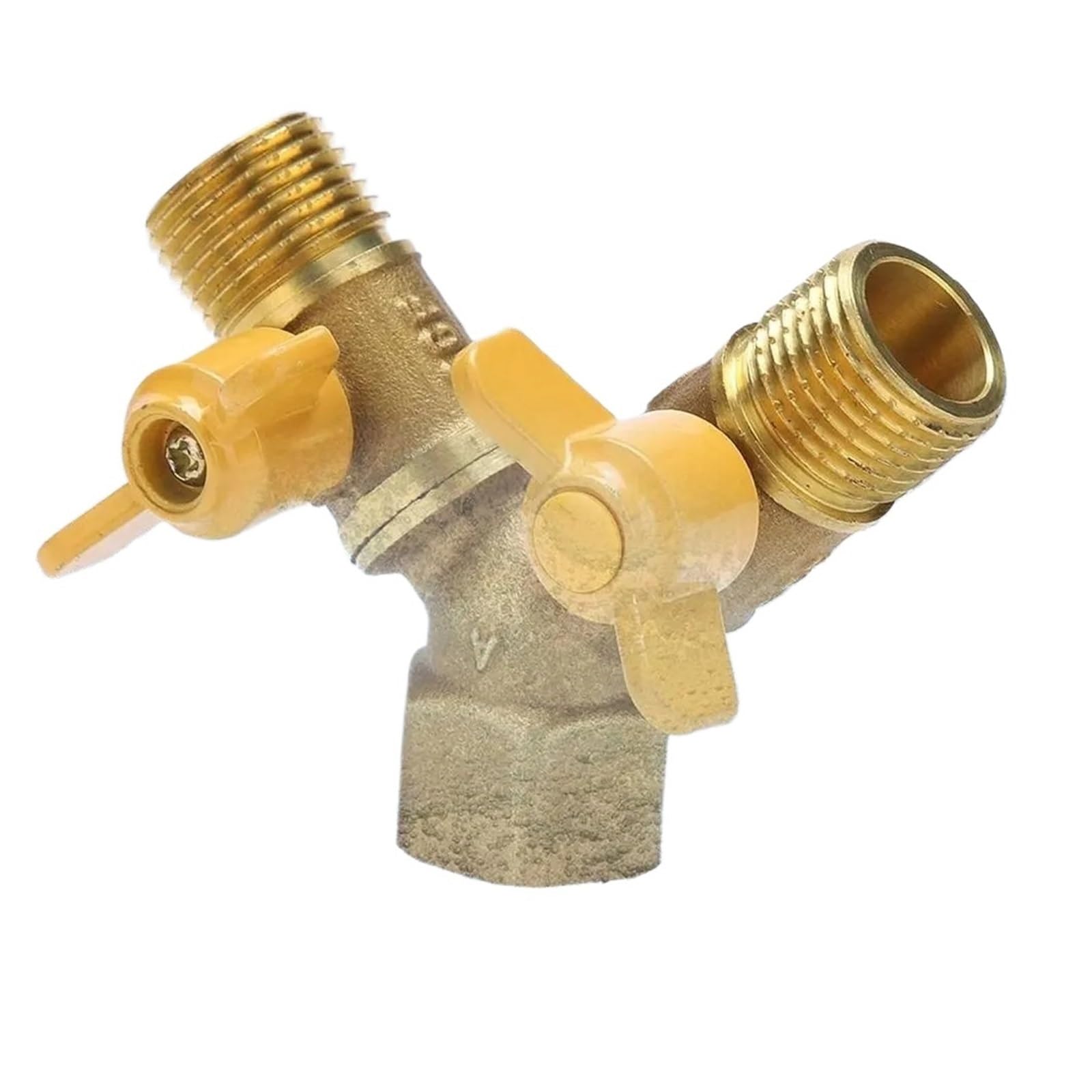 Llave de Paso Agua Conectores en Y de latón 2 vías for divisor agua
