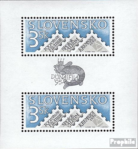 Prophila Collection Slovacchia Michel.-No..: Blocco 4 (Completa Edizione) 1995 Organizzata Filatelia (Francobolli per i Collezionisti) Francobollo sul Francobollo