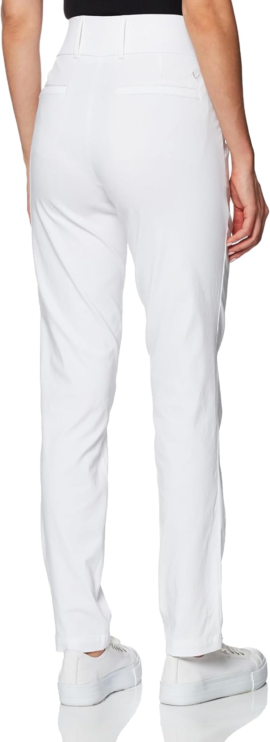 Callaway Women's Golf Pants with Truesculpt, Pull-on Waistband, Stretch Moisture-wicking, Eco-Friendly Performance Bottoms