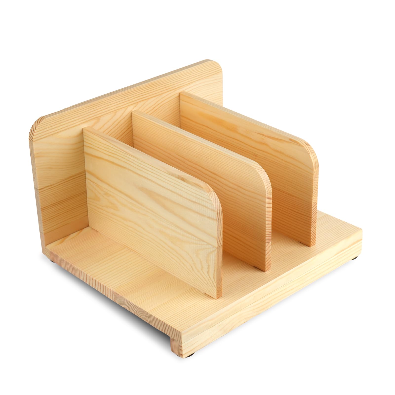 racgrul tray dividers for kitchen cabinets, cabinet dividers with sloped design for round plates, sheet pan organizer for cutting boards, lids, bakeware, fits most cabinets