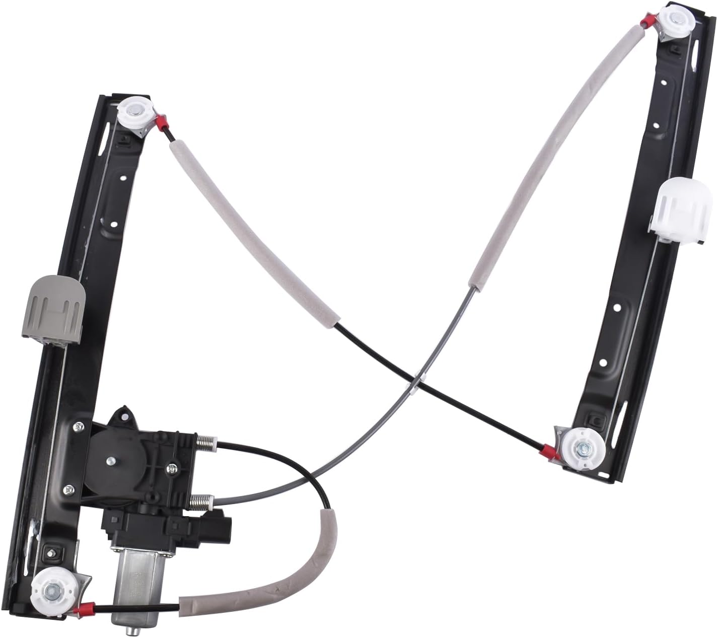 Electric Power Window Regulator with Motor 6-Pin Plug Replacement for Jaguar XF XFR XFR-S 2009-2015 Sedan Front Left Driver Side C2Z31201 GELUOXI