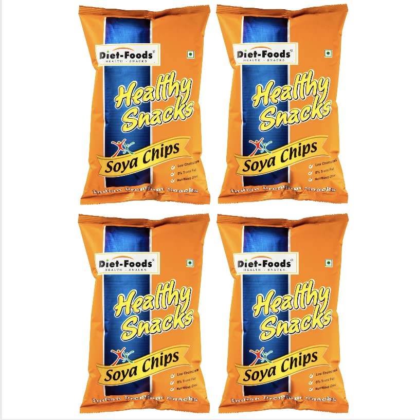 Diet Foods Soya Chips- Pack of 4 (165 gms each) (B0BWQZV64L) Amazon Price History, Amazon Price Tracker