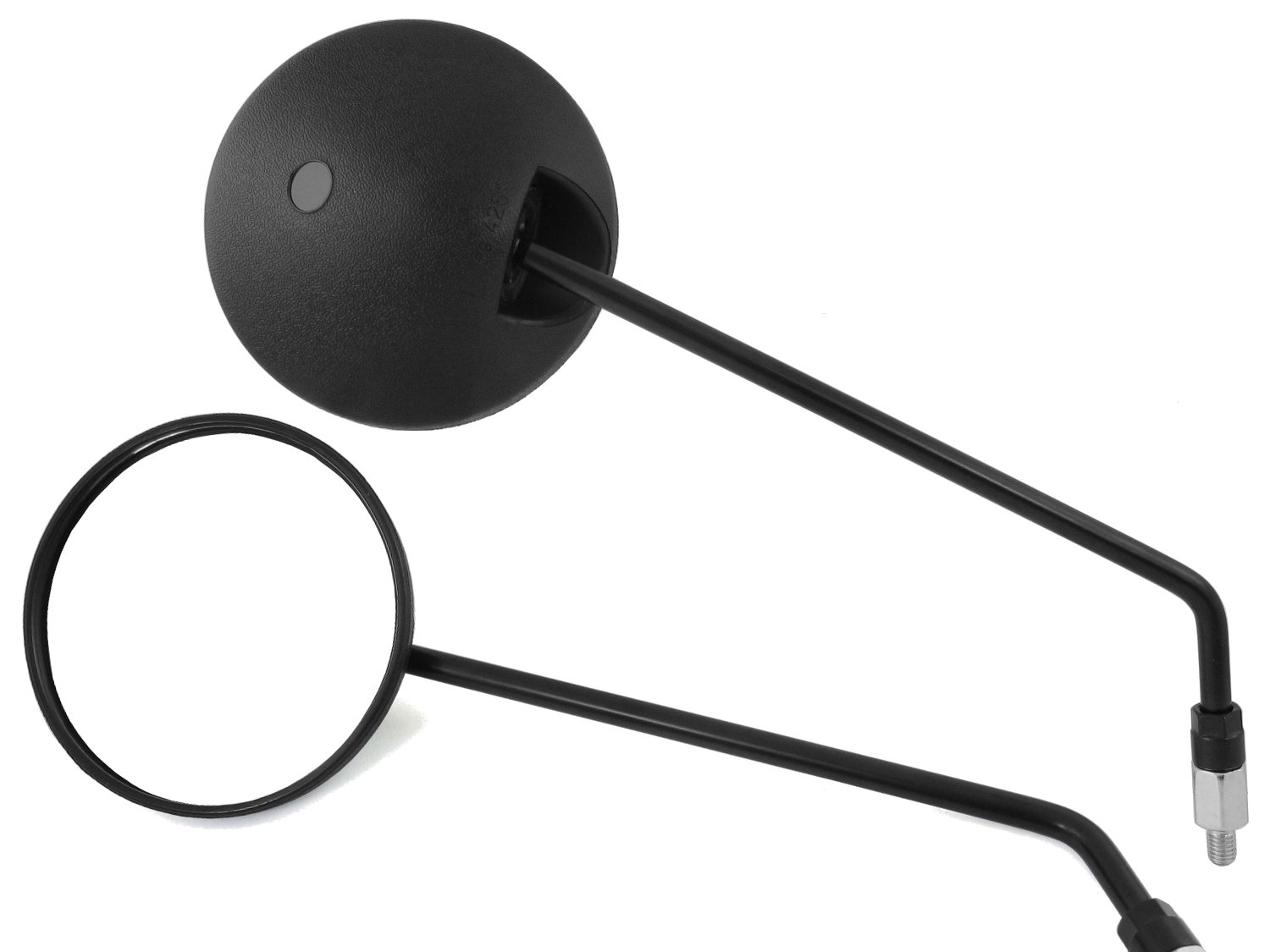 Set Specchietti Retrovisori Per Vespa ET2, ET4, PX, FL - Cromati E Omologati E | Con Adattatori