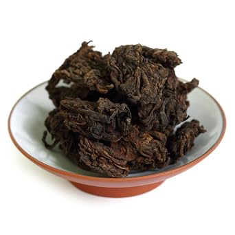 GOARTEA Puerh Tea Cake 100g / 3.5oz 2005 Year Ripe Shu Supreme Yunnan Aged Natural Tuo Head - Chinese Yunnan Puer Puer Pu-erh Tea - Tuocha