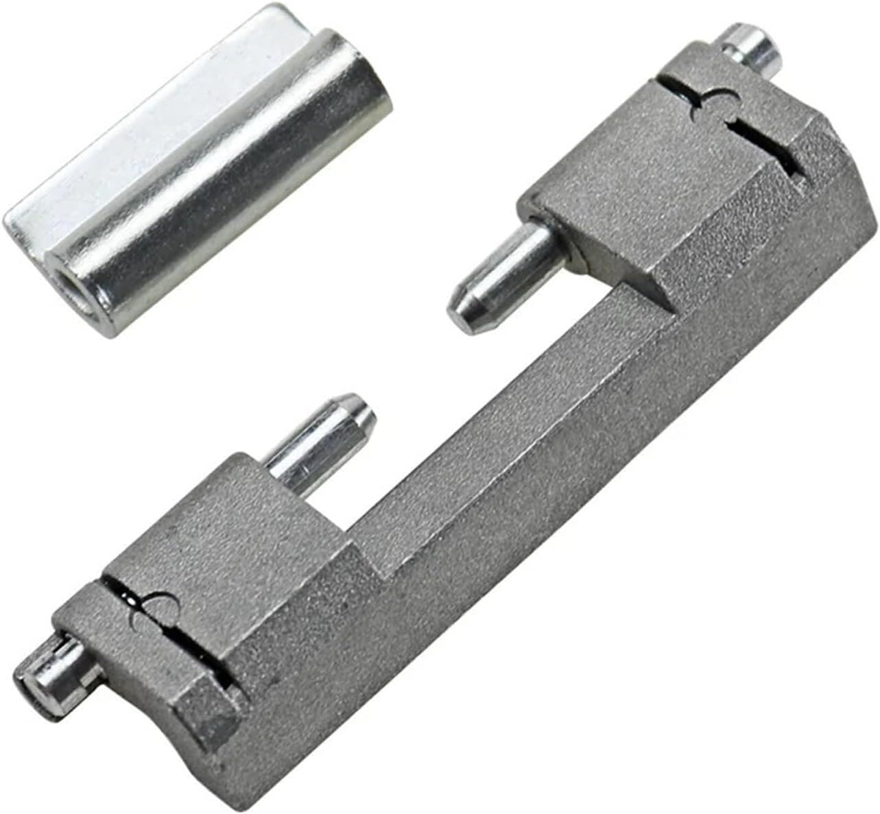 Kyuepong One Color Electrical Cabinet Door Hinge, Zinc Alloy Double Pin Detachable Welded Hinge For Industrial Electrical Equipment Cabinet Doors 1Pcs