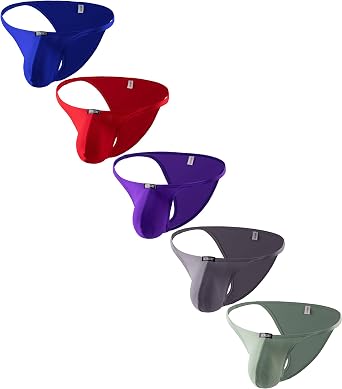 iKingsky Mens Soft Cheeky Briefs Sexy Pouch Bikini Underwear Stretch Bluge Mens Under Panties