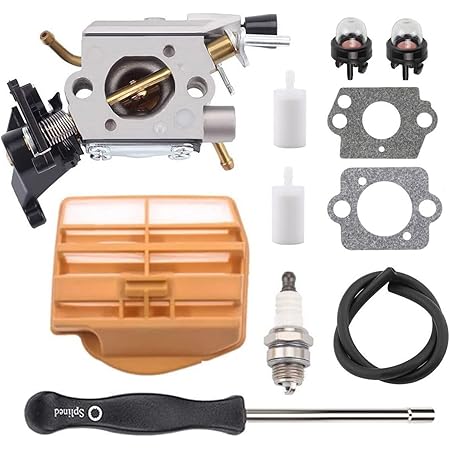 AUMEL Kit Filtro Aria E Candele Per Motoseghe Husqvarna 445/450 E Jonsered - Foto 3