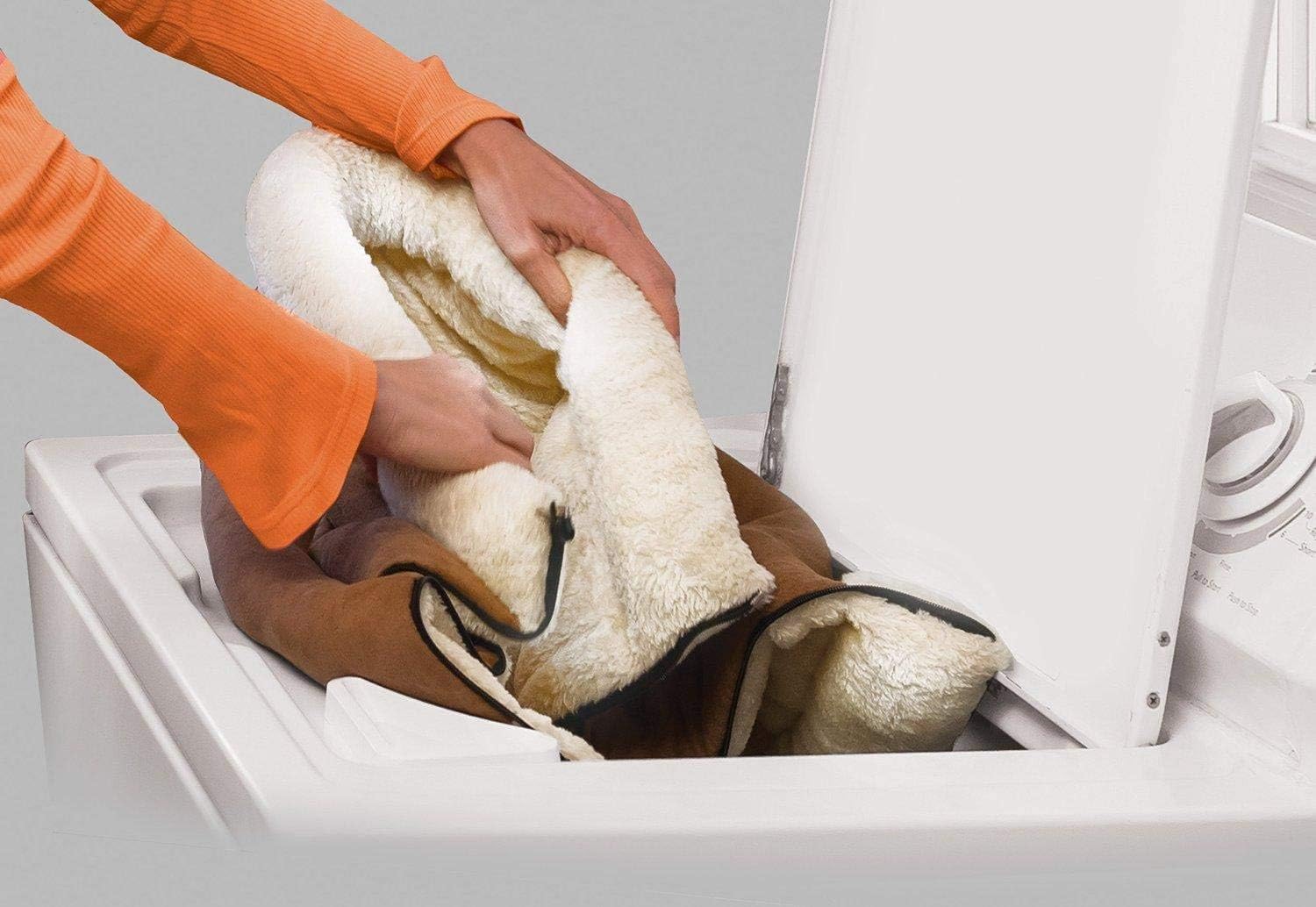 نايجان ميلوز سرير للقطط 2 في 1 للقطط والجراء والحيوانات الاليفة على شكل نفق هرمي وبساط ووسادة انبوبية داخلية