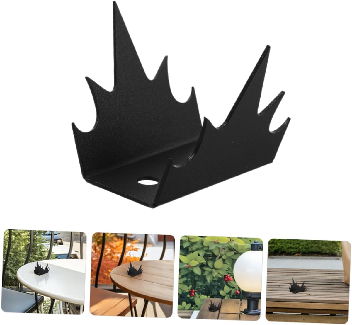 24sets Cat Deterrent Spikes Heavy Duty Security Spikes for Roof Fence and Railing Easy Installation Garden