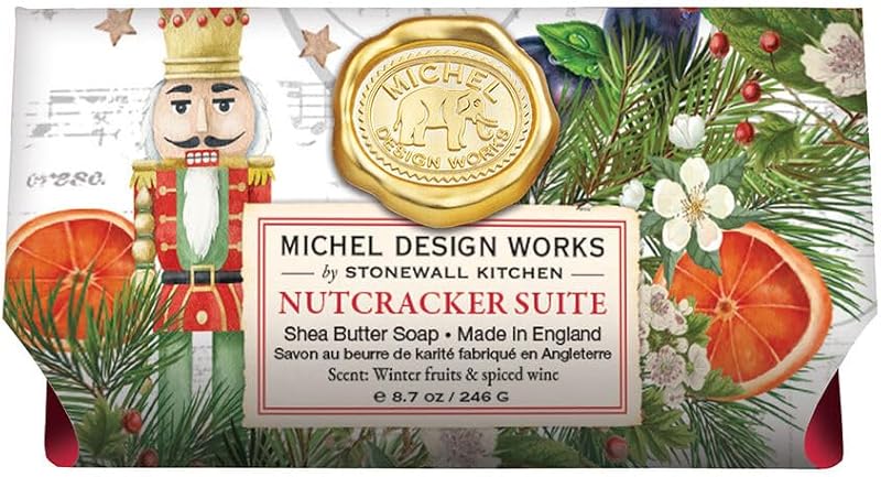Sabonete em barra grande Michel Design Works Nutcracker Suite, 247 g