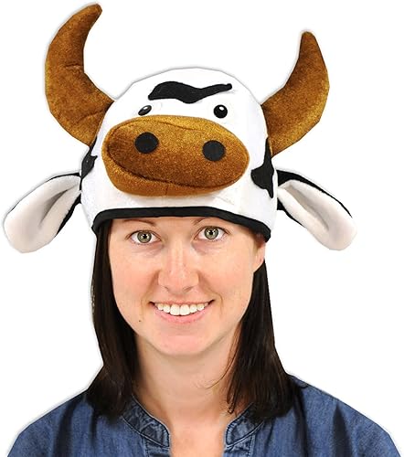 Miniatura 9 de Beistle Sombrero unisex de felpa con cabeza de caballo, accesorio para disfraz del oeste, suministros de fiesta temática de granja, diadema de
