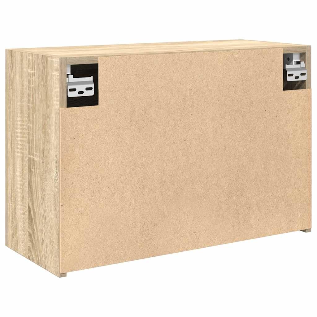 vidaXL Mobile da Bagno Rovere Sonoma 60x25x40 cm in Legno Multistrato, Armadio a Muro da Bagno, Armadio da Bagno a Muro, Armadio da Bagno a Parete