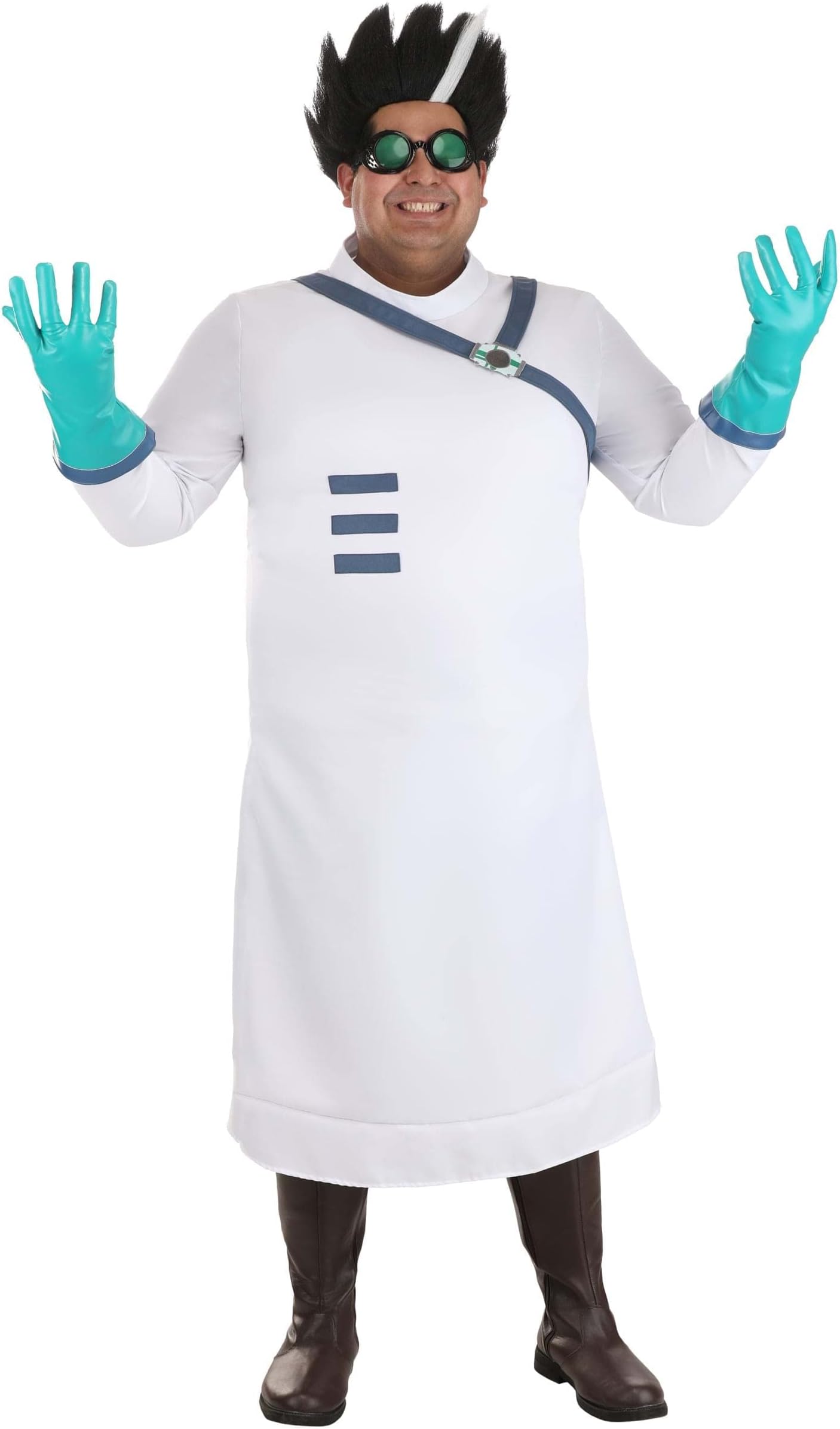 PJ Masks Romeo Costume | Mad Scientist Villain Outfit with Goggles, Gloves and Backpack Accessories