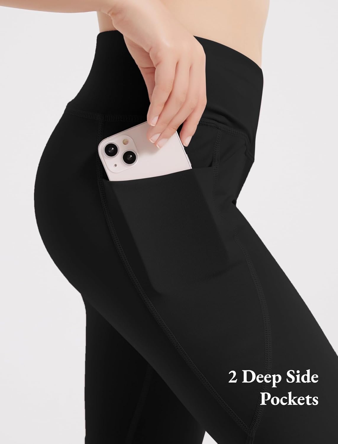 EXARUS 4 Pack Girls Leggings Teen Yoga Pants Crossover V Waist Ankle/Full Length High Waisted for Sports Tween Casual - Image 4