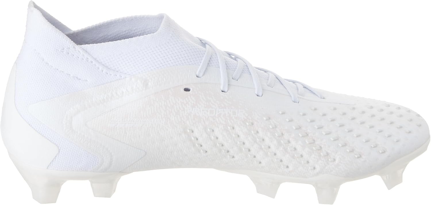 adidas Predator Accuracy.1 Firm Ground Soccer Cleats (Core White)