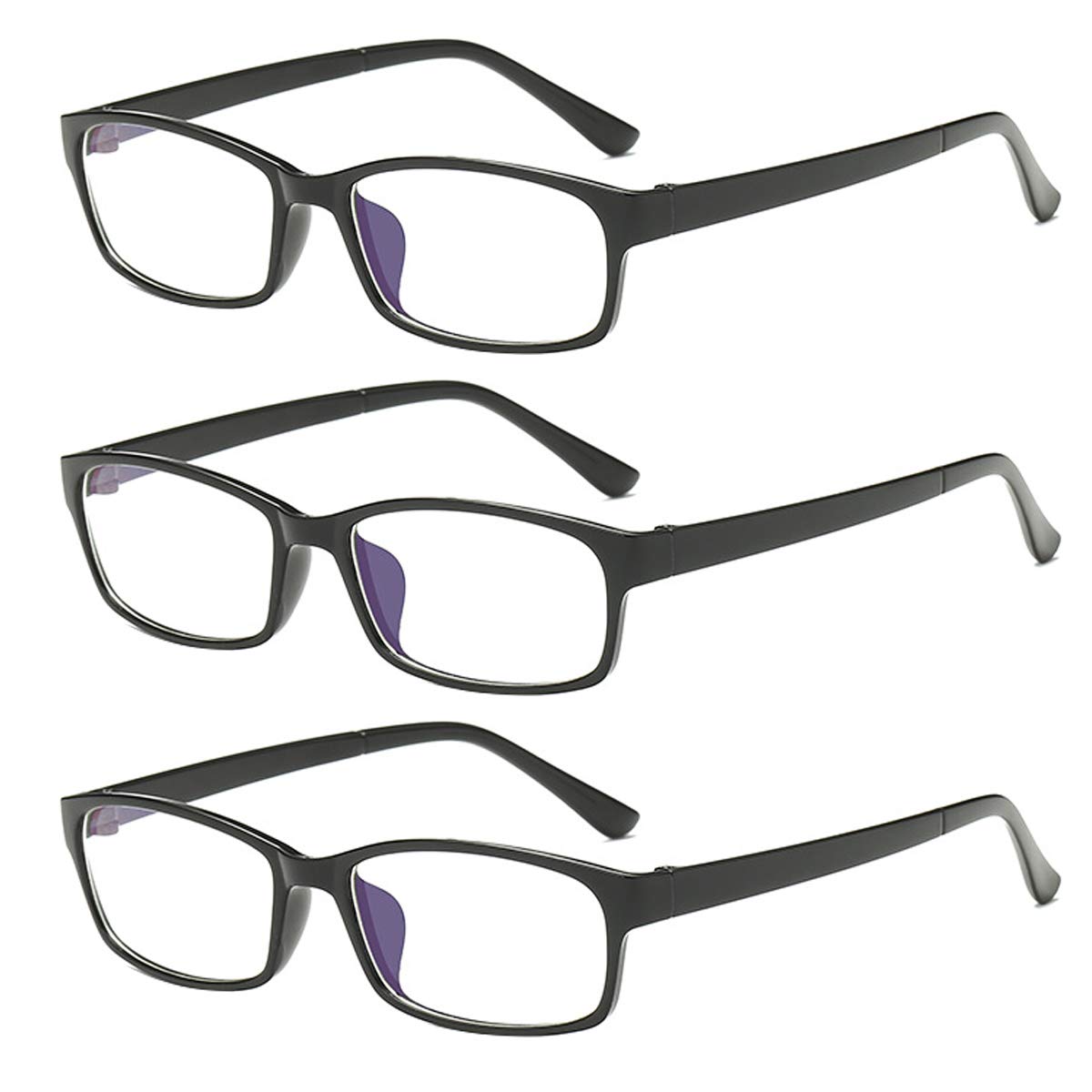 DEPEYE 3 PRS Anti Blue Light Glasses for Mens Womens -0.5 Distance Glasses Eyeglasses