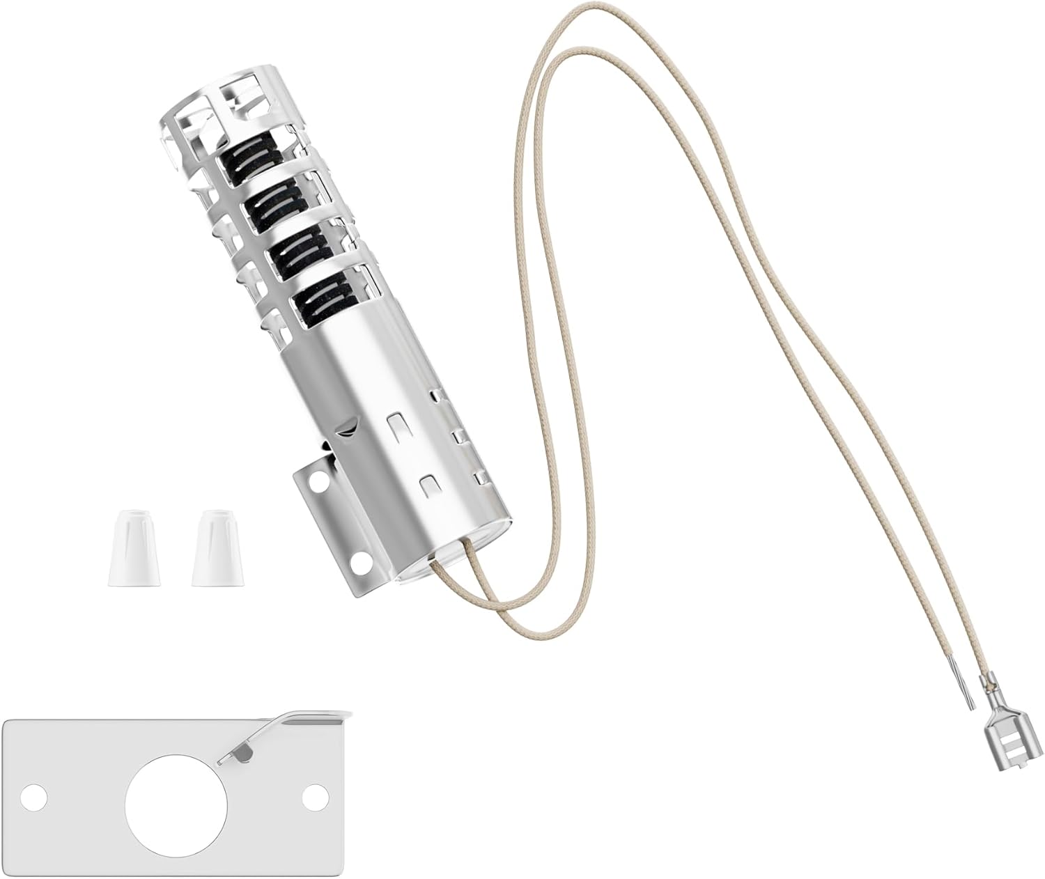 WB2X9154 Oven Igniter for GE Gas Range, XL44 Round Style Igniter Replacement, Replaces WB13K10027 WB13K3 PS243425 AP2014008 GR403, 120V 3-1/2 Inch