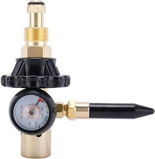LuckyHigh Helium Gas Latex Balloon Inflator Filler with 0-3000 PSI Air Flow Inflator Regulator Meter for CGA580 Tank Valve