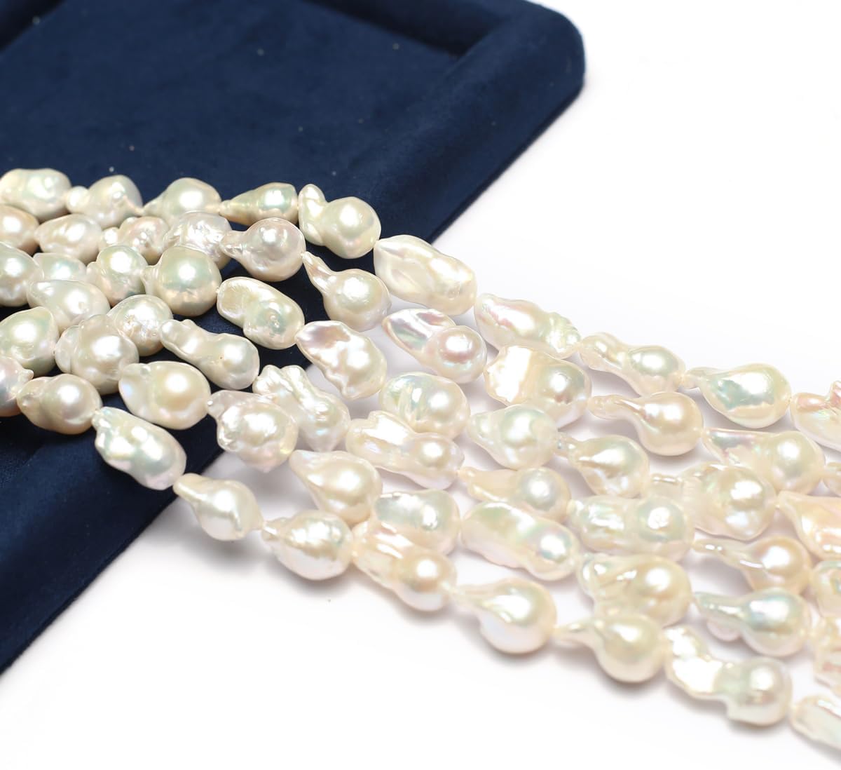 QSLLER Irregular Natural Freshwater Cultured Pearl Beads Baroque Pearl Beads for Jewelry Making Neckalce Craft DIY - Image 2