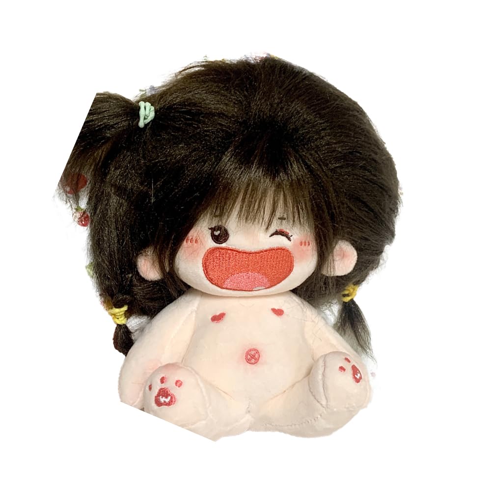 Amazon.co.jp: ぬいぐるみ キャラメル 女の子 揚げた髪 ブラックヘア