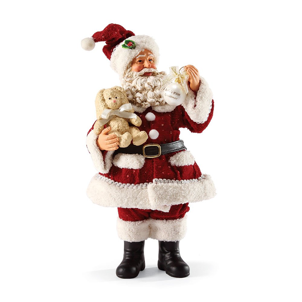 DEPARTMENT 56 babies クリスマス置物❣️お値引中 Department 56 Possible Dreams Santas Baby's 1st Christmas Santa