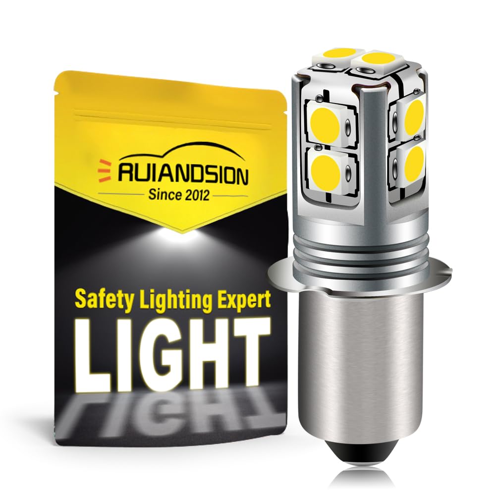 Amazon.com: Ruiandsion White P13.5S LED Flashlight Bulb, 6-40V