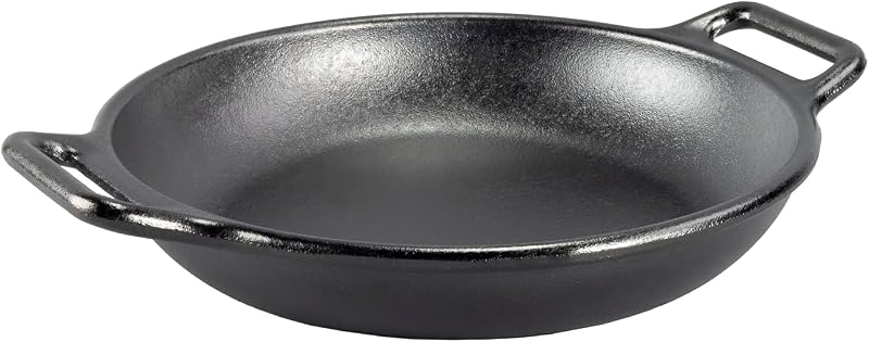BOLD sartén de hierro fundido presazonada, asas de bucle, 12 pulgadas | Utensilios de cocina de hierro fundido BOLD de diseño vanguardista para cocinar en estufas, hornos, parrillas y fogatas, fabricados en los EE. UU. por Lodge