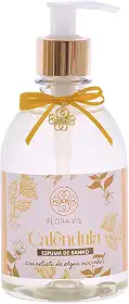 Espuma de Banho Calêndula 380 ml – Higieniza, Hidrata e Nutre a Pele – Espuma Cremosa com Extratos Marinhos