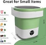 Portable Washing Machine, 20L Foldable Washer with Basket, 3 Modes