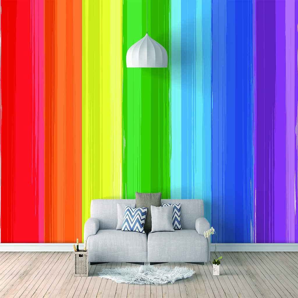 Poster géant mural 3D autocollant pour relooker un couloir sans colle