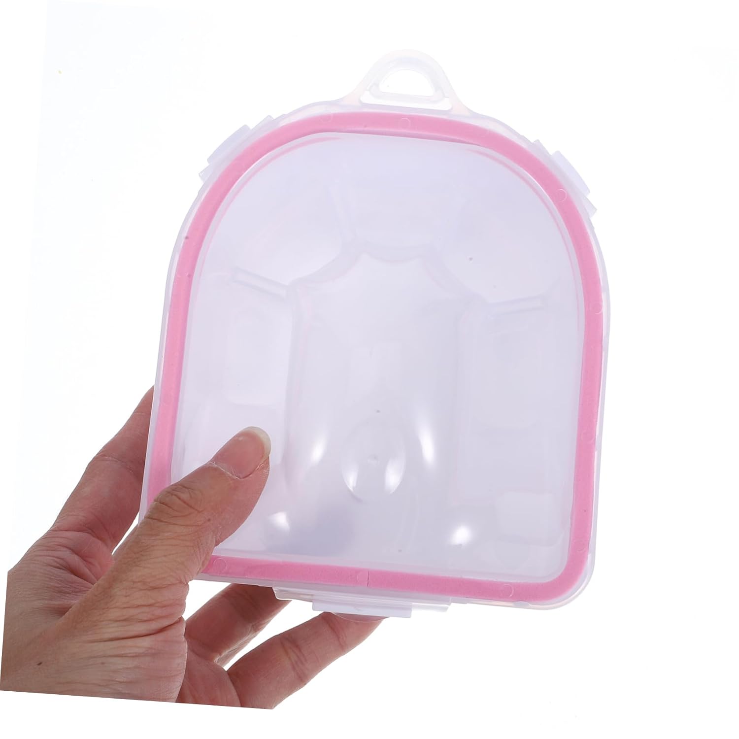 1set Nail Art Soaking Bowls for Manicure Double Hand Care Tool for Softening Cuticles and Removing False Nails Comfortable