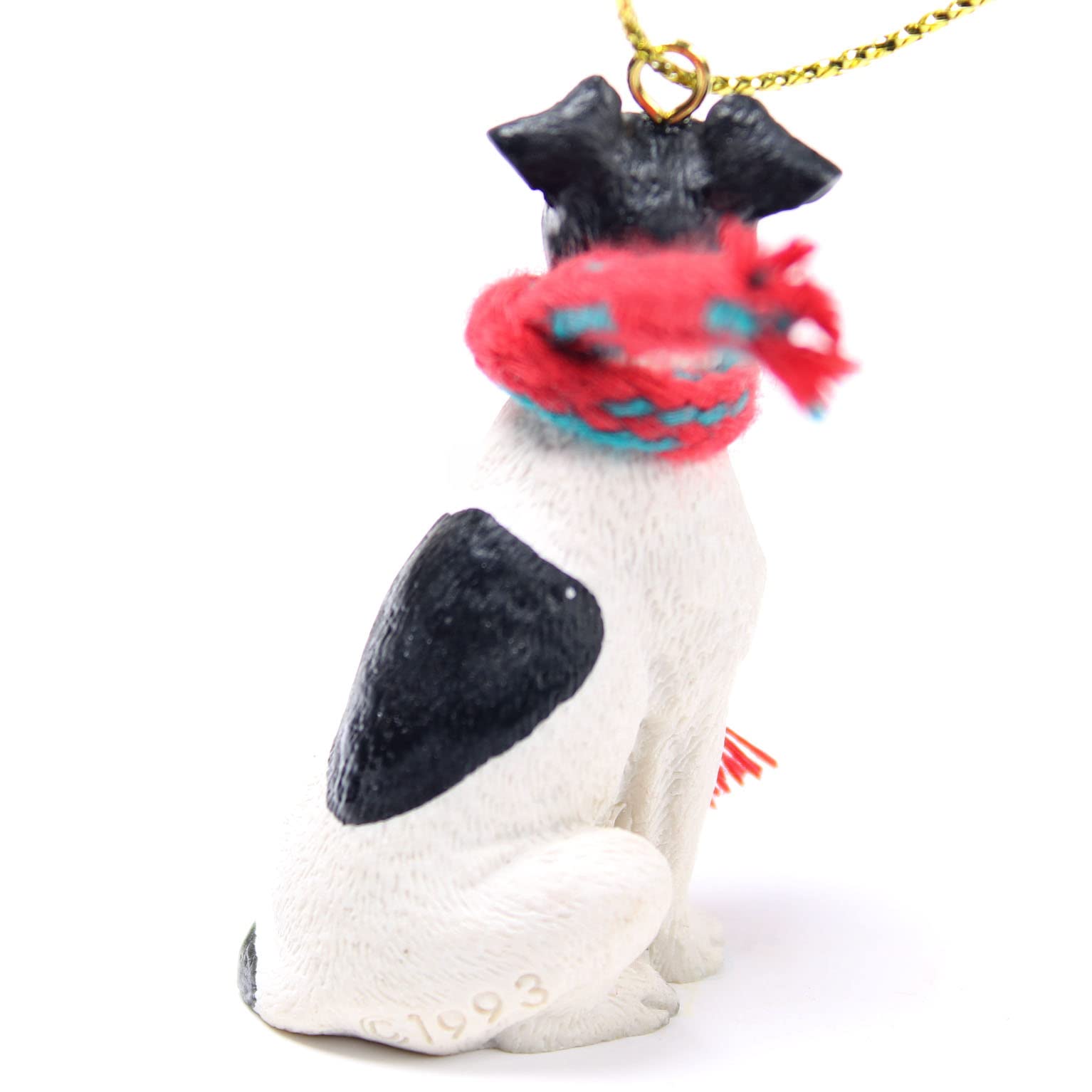 Conversation Concepts Fox Terrier Miniature Dog Ornament - Black & White
