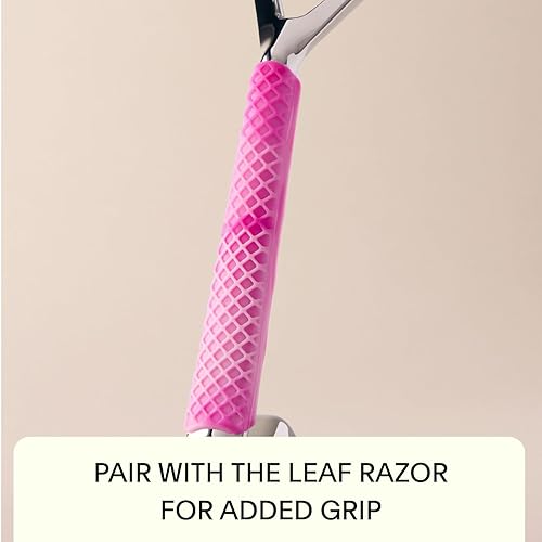 Vista 7 de Leaf Shave The Leaf Razor Grip Sleeve Black - Mango de silicona para maquinilla de afeitar Negro,Remolino