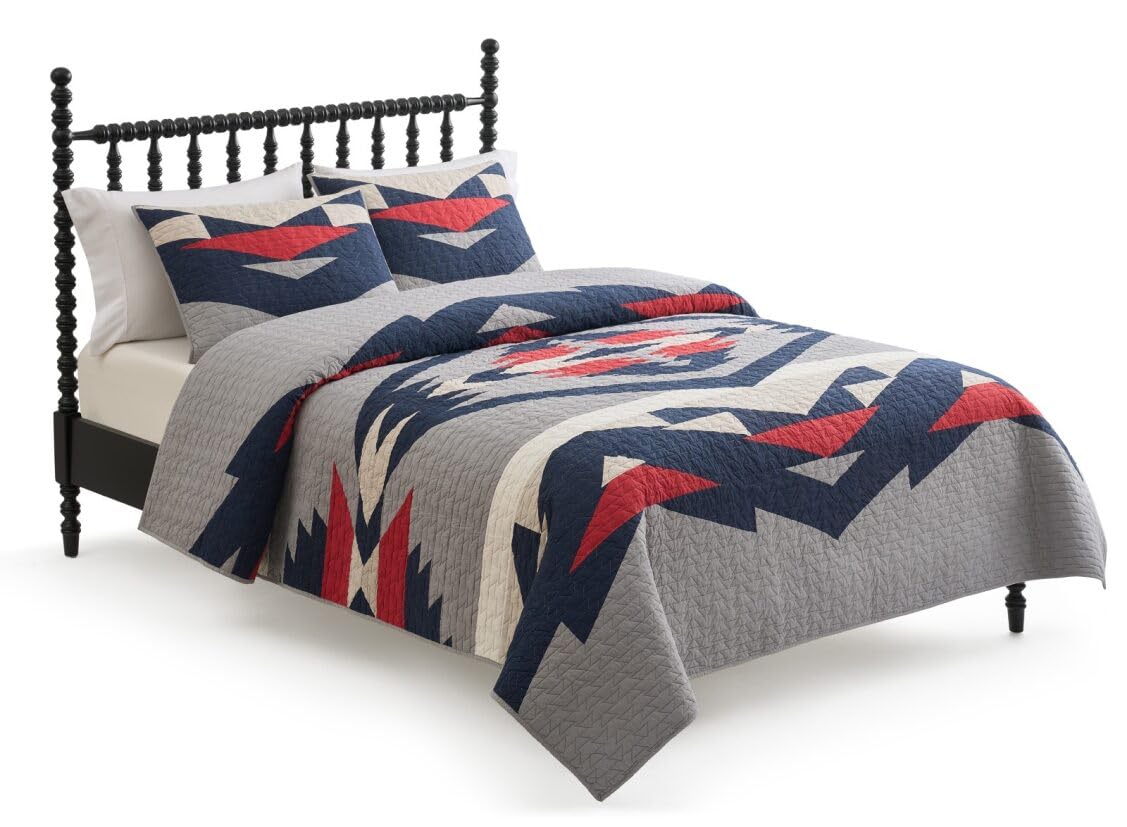 Amazon.com: Pendleton Full/Queen Quilt Set – 100% Cotton 3 Piece