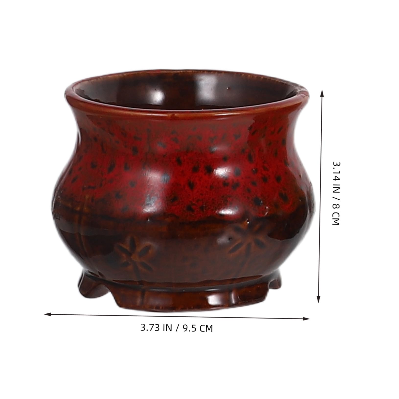 5 Sztuk Ceramicznych Szkliwionych Doniczek Na Kwiaty Miniaturowe Ceramiczne Doniczki Na Kwiaty Doniczka Ceramiczna Kolorowa Dekoracyjna Ceramiczna Doniczka Ręcznie Robiona