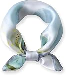 Ciormis 100% Mulberry Silk Scarf-Women's 21'' Square Silk Hair Head Scarf Neckerchief with Gift Packaged
