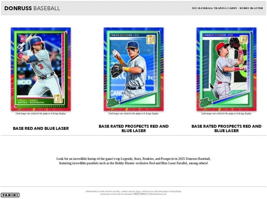 Hobby Exclusive 2025 Panini Donruss Baseball Blaster Box HOFBC