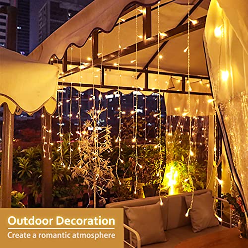 BlissTrip Tenda Luminosa Esterna, 10 M 400 Led