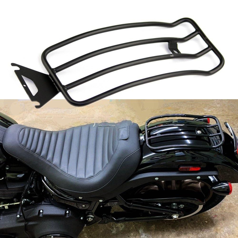 Porte-Bagages Arrière Moto Noir - Compatible Electra Street Glide Road King FLHX FLHT 2009-2024