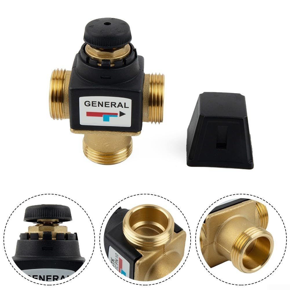 Valvola termostatica affidabile DN20 DN25 del miscelatore per la circolazione dell'acqua calda integrata nella sicurezza chiusa per evitare scottatura (DN20)