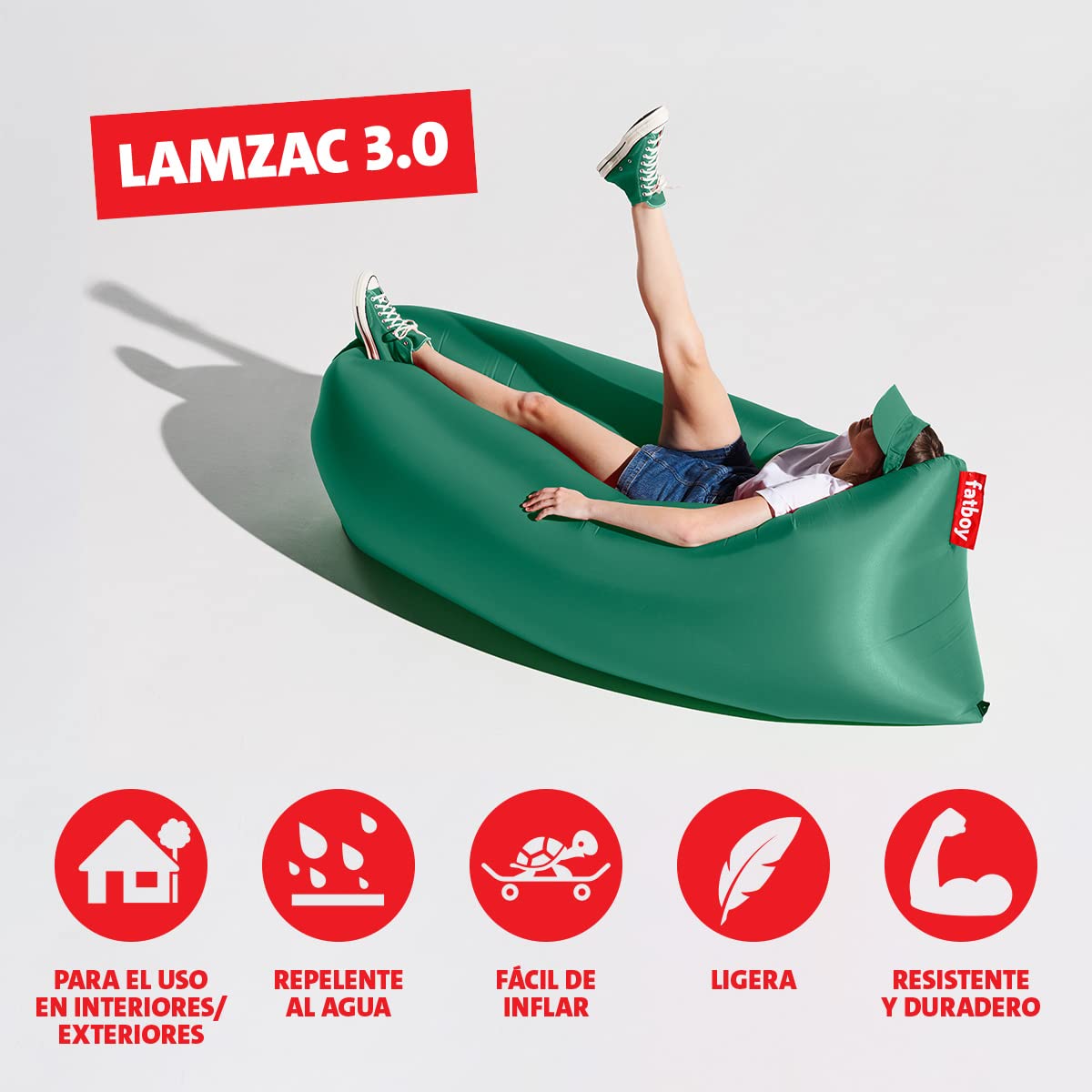Amazon.co.jp: Fatboy Lamzac 3.0 空気注入式ソファラウンジャー