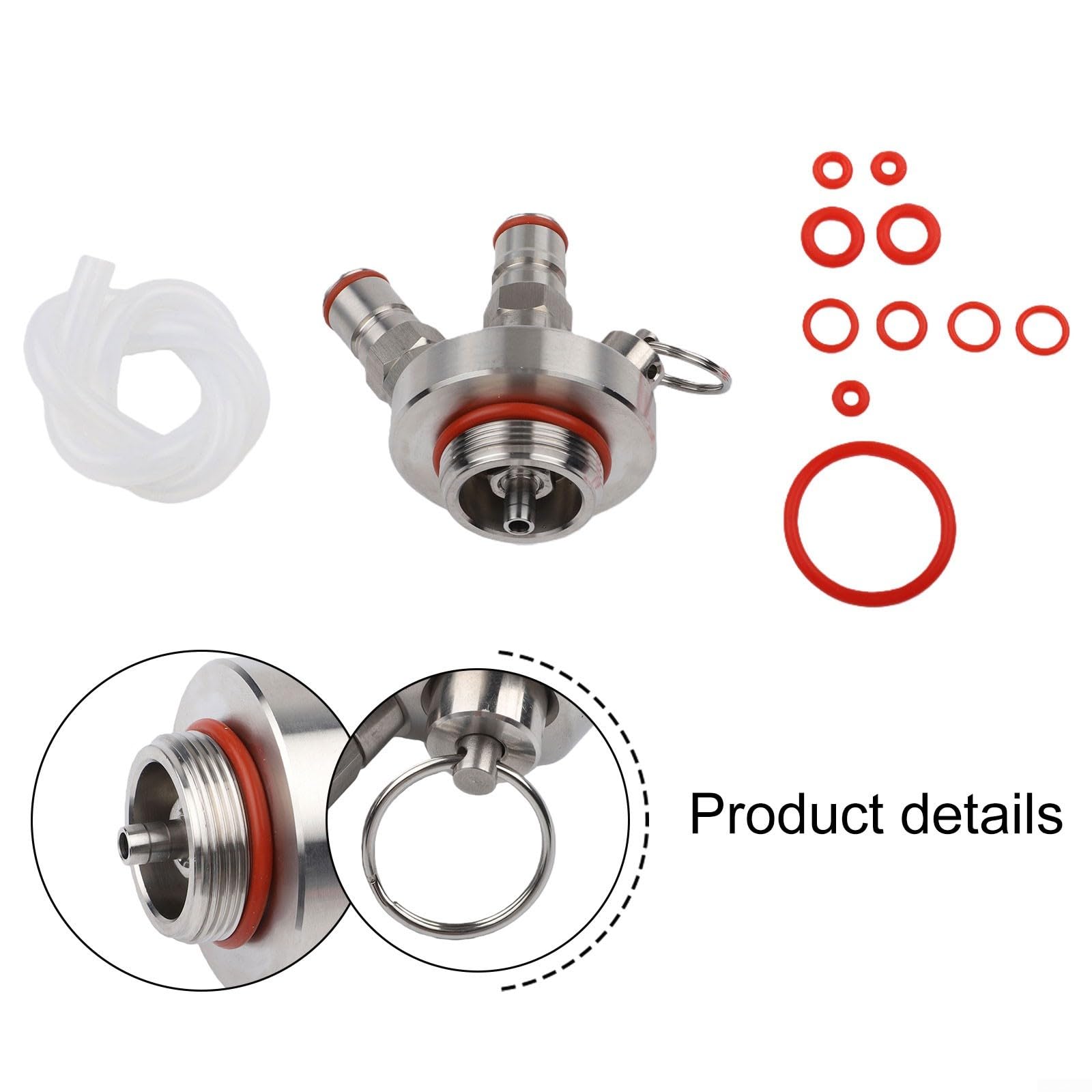 Doppelter Ball Lock für mini Keg Dispenser Edelstahl 60PSI Doppelter