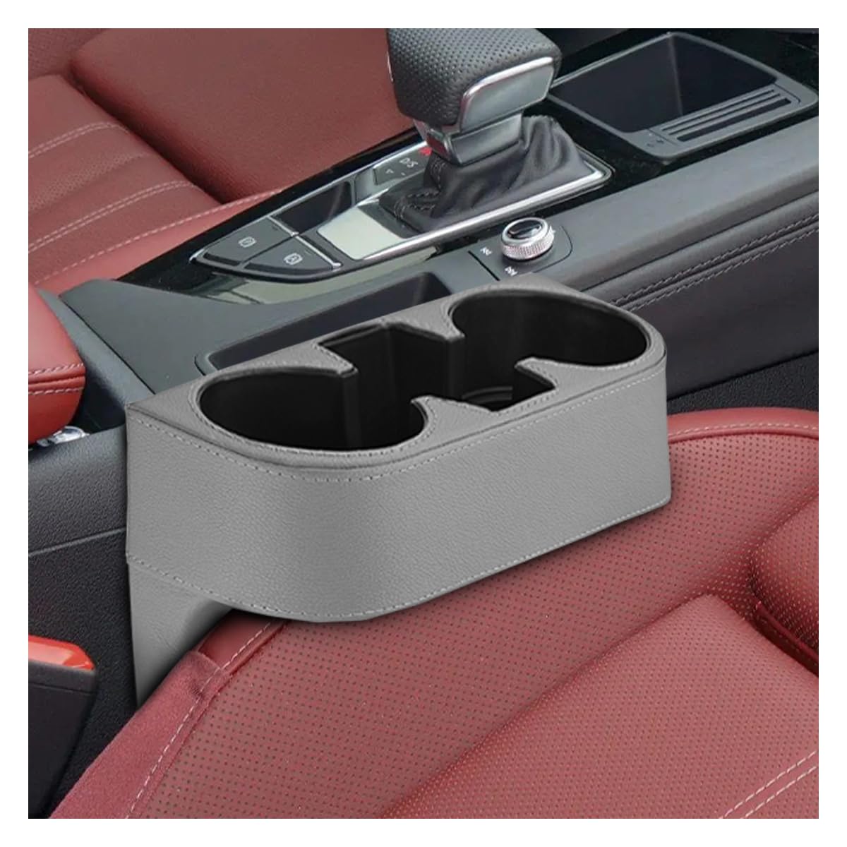 ZIMISI Car Cup Holder Console Organizer