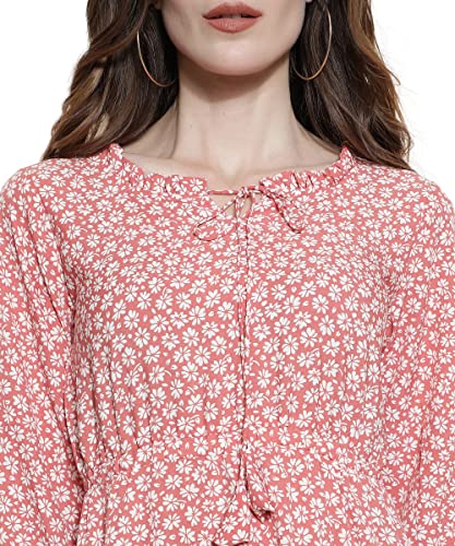 Image of AHANA Printed Crepe Maxi Dress
