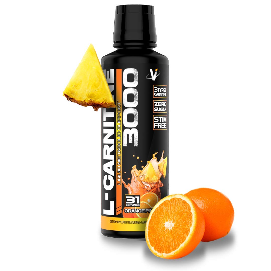 VMI Sports L-Carnitine Liquid 3000 Thermogenic Fat Burner L Carnitine ...