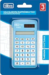 Tilibra - Calculadora de Bolso 8 Dígitos, TC21, Azul
