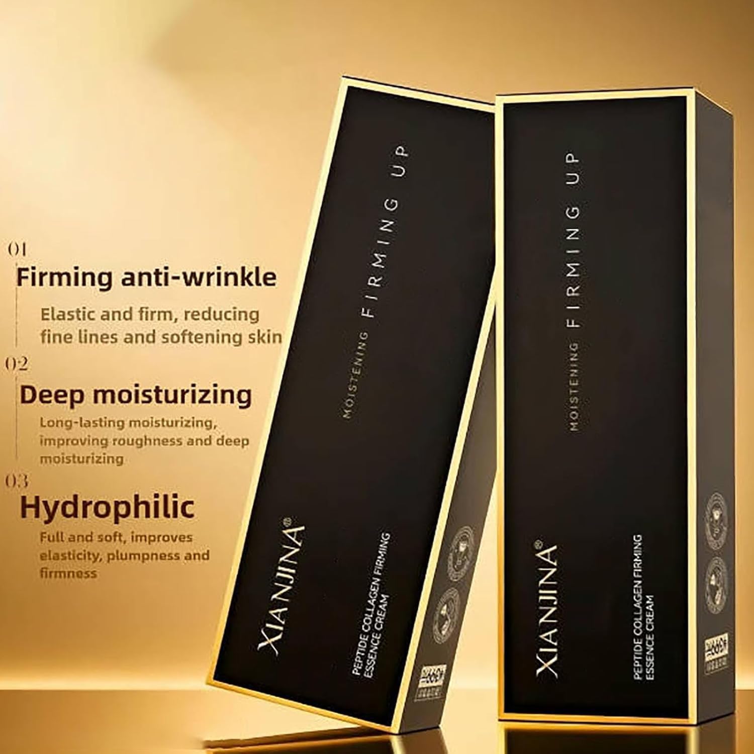 XIANJINA Micro-Molecular Collagen Anti-Wrinkle Lotion, 1/2/3/5PCS Asapproval Micro-Molecular Collagen Anti-Wrinkle Lotion, Polypeptide Collagen Elastic Essence Cream for Face Skin (5PCS)