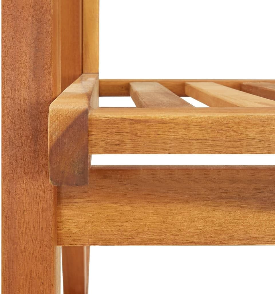 vidaXL Rocking Chair Brown Solid Acacia Wood Large Durable